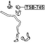 TSB-745 - FRONT STABILIZER BAR BUSH D28