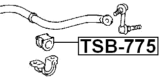 TSB-775 - FRONT STABILIZER BAR BUSH D25