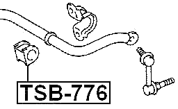 TSB-776 - FRONT STABILIZER BAR BUSH D26.5