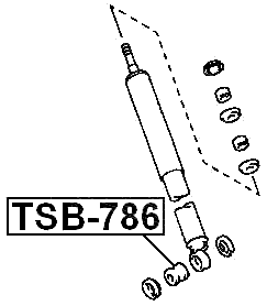 TSB-786 - REAR SHOCK ABSORBER BUSHING