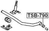 TSB-790 - FRONT STABILIZER BAR BUSH D14