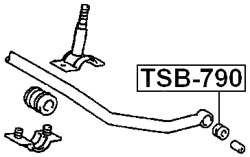 TSB-790 - FRONT STABILIZER BAR BUSH D14