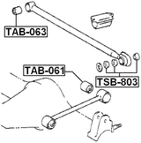 TSB-803 - BUSHING REAR LATERAL CONTROL ROD