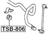 TSB-806 - FRONT STABILIZER BAR BUSH D23