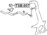 TSB-807 - FRONT STABILIZER BAR BUSH D30