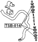 TSB-814 - FRONT STABILIZER BAR LINK BUSH