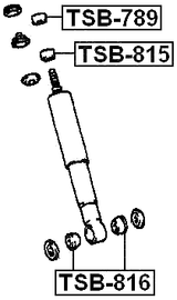 TSB-816 - REAR SHOCK ABSORBER BUSHING