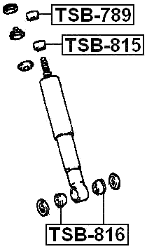 TSB-816 - REAR SHOCK ABSORBER BUSHING