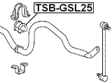 TSB-GSL25 - FRONT STABILIZER BAR BUSH D26