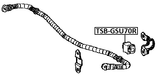 TSB-GSU70R - REAR STABILIZER BAR BUSH D19