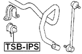 TSB-IPS - FRONT STABILIZER BAR BUSH D24