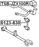 TSB-JZX100R - REAR STABILIZER BAR BUSH D21