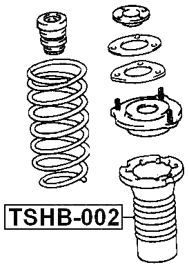 TSHB-002 - FRONT SHOCK ABSORBER BOOT