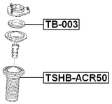 TSHB-ACR50 - FRONT SHOCK ABSORBER BOOT
