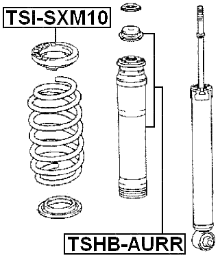 TSHB-AURR - REAR SHOCK ABSORBER BOOT
