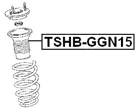 TSHB-GGN15 - FRONT SHOCK ABSORBER BOOT