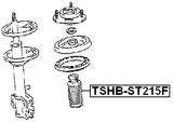TSHB-ST215F - BOOT WITH JOUNCE BUMPER FRONT SHOCK ABSORBER D21