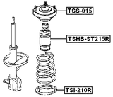 TSHB-ST215R - REAR SHOCK ABSORBER BOOT