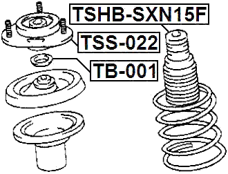 TSHB-SXN15F - FRONT SHOCK ABSORBER BOOT