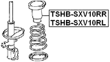 TSHB-SXV10RR - REAR RIGHT SHOCK ABSORBER BOOT