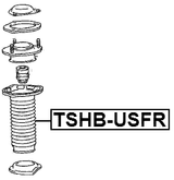 TSHB-USFR - REAR SHOCK ABSORBER BOOT