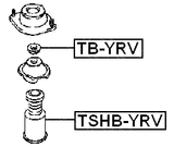 TSHB-YRV - FRONT SHOCK ABSORBER BOOT