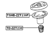 TSHB-ZZT230F - FRONT SHOCK ABSORBER BOOT