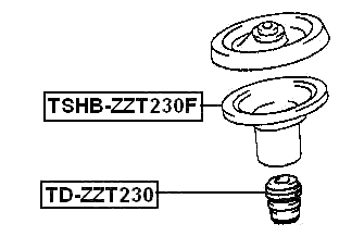 TSHB-ZZT230F - FRONT SHOCK ABSORBER BOOT