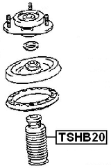 TSHB20 - UNIVERSAL BOOT WITH JOUNCE BUMPER, SHOCK ABSORBER D20