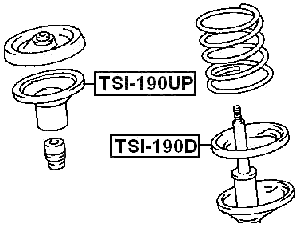 TSI-190D - SPRING LOWER SEAT