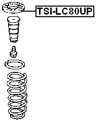 TSI-LC80UP - REAR SPRING UPPER SEAT