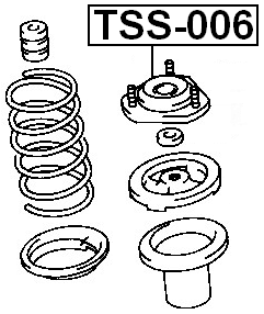 TSS-006 - FRONT SHOCK ABSORBER MOUNTING