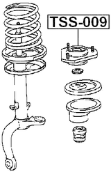 TSS-009 - FRONT SHOCK ABSORBER MOUNTING