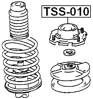 TSS-010 - FRONT SHOCK ABSORBER MOUNTING