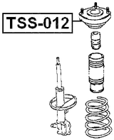 TSS-012 - REAR SHOCK ABSORBER MOUNTING