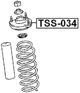 TSS-034 - FRONT SHOCK ABSORBER MOUNTING