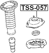 TSS-057 - FRONT SHOCK ABSORBER MOUNTING