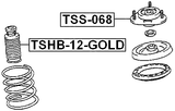 TSS-068 - FRONT SHOCK ABSORBER MOUNTING