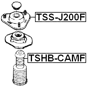 TSS-J200F - FRONT SHOCK ABSORBER MOUNTING