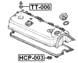 TT-006 - HEAD COVER BOLT SEAL WASHER