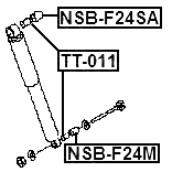 TT-011 - REAR SHOCK ABSORBER BUSHING