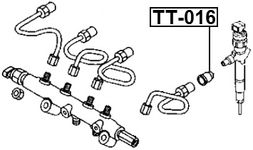 TT-016 - O-RING FUEL INJECTOR