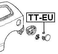 TT-EU - BUMPER FUEL TANK HATCH