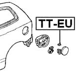TT-EU - BUMPER FUEL TANK HATCH