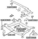 VLAB-016 - FRONT ENGINE MOUNT BUSHING
