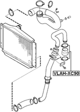 VLAH-XC90 - INTERCOOLER HOSE
