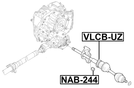 VLCB-UZ - AXLE SHAFT BEARING