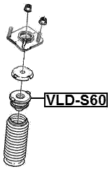 VLD-S60 - FRONT SHOCK ABSORBER JOUNCE BUMPER