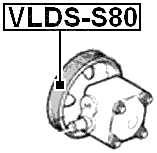 VLDS-S80 - POWER STEERING PUMP PULLEY