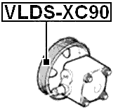 VLDS-XC90 - POWER STEERING PUMP PULLEY
